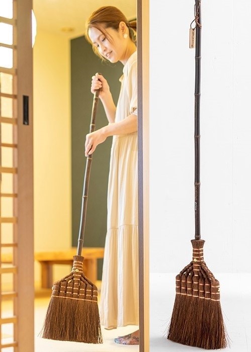 K103 催事イベントブルームクラフト/棕櫚箒(しゅろほうき)・シダ箒実演